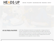 Tablet Screenshot of headsuped.com